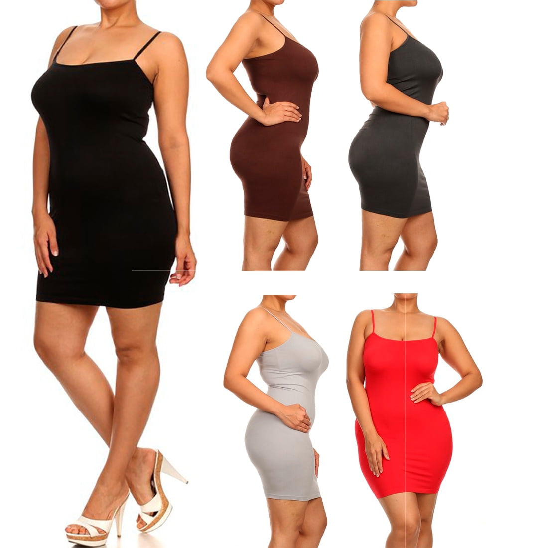 Plus Size Cami Dress - Walmart.com